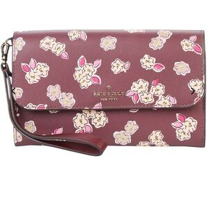Kate Spade Tinsel Frosted Boxed Flap Phone Wristlet NWT NEW IN BOX
